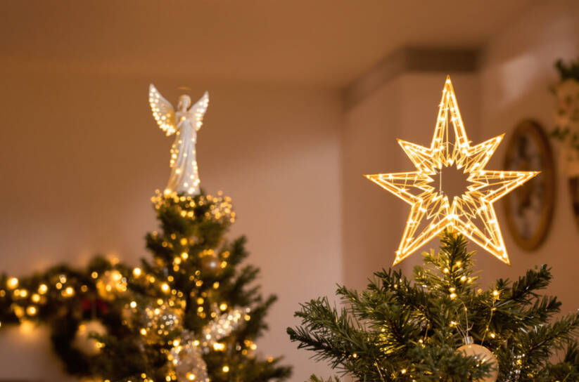 Dlaczego umieszczamy anioły i gwiazdy na czubku choinki